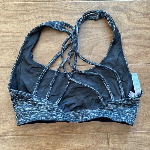 Victoria Sport Victoria's Secret Sports Bra Size XS Black White Heather Strappy - Picture 2 of 7