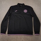 Cruz Azul Men 1/4 Zip Top Large Black Pink Joma Football Training Drill Pullover