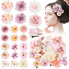 21 Pcs Flower Hair Clip Rose Hair Clips Barrettes for Women Flower Accessories B