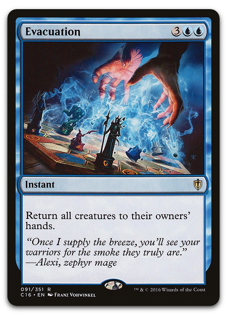 Evacuation #91 (NM) Commander 2016 C16 Magic MTG