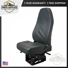 Sears Sentry Black Vinyl Seat No Arms For PACCAR Mack Daimler Truck