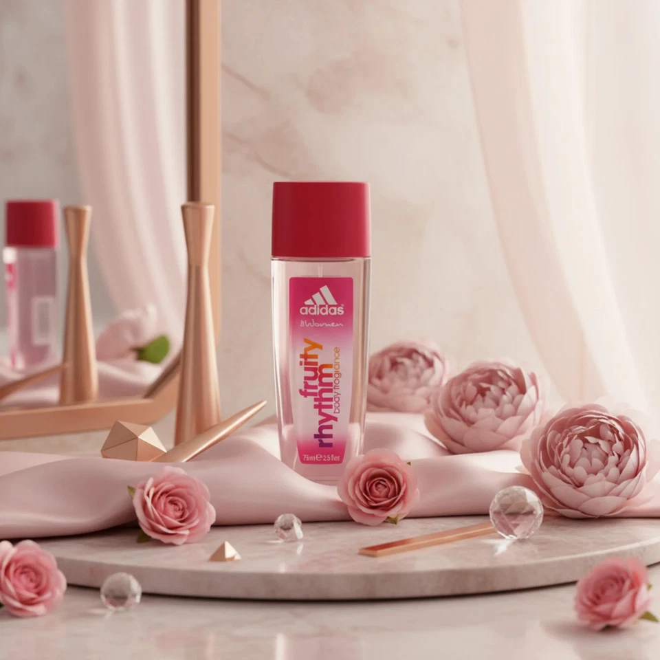 Desodorante Fruity Rhythm de Adidas para ella 2,5 oz nuevo probador Foto 4 de 4