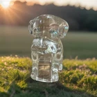 Vintage 1940s Federal Glass Mopey Puppy Dog Figurine