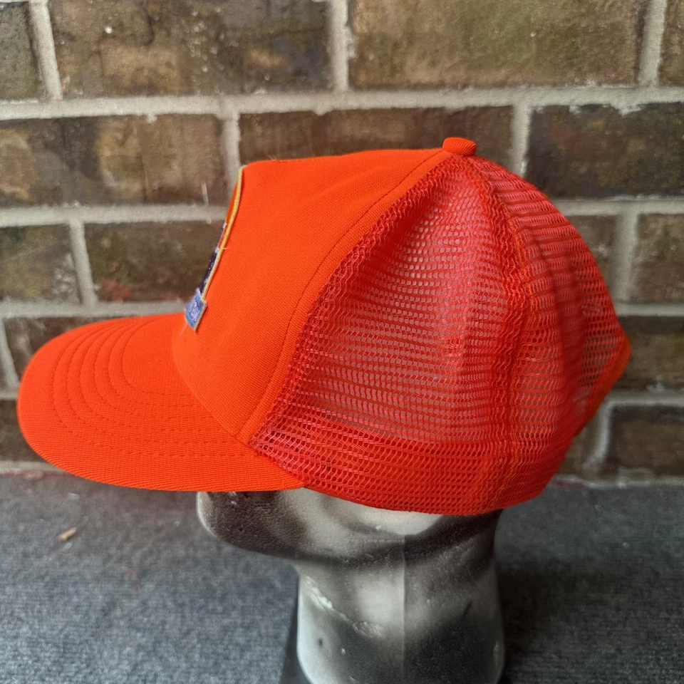 Винтажная кепка Tide Racing Team с застежкой сзади оранжевая гоночная мужская NASCAR США 90-е - Изображение 2 из 4