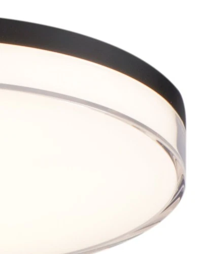 Minka Lavery 759-2-L Vantage 11"W LED Flush Mount Ceiling Fixture - Ashen Brass - Picture 9 of 11