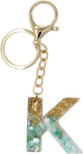 Fashion Alphabet Initial Letter Keychain Key Ring for Purse Handbags Women