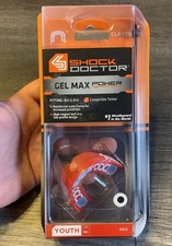 Shock Doctor Gel Max Power Red Youth Mouthguard Football Classic Fit Ages 10 -