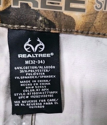 Realtree APX Men 6 Pocket Cargo Hunting Pants Size Medium (32-34) NWT - Picture 6 of 8