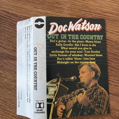 NEW RARE Doc Watson CASSETTE Out In The Country Italy Import Masters
