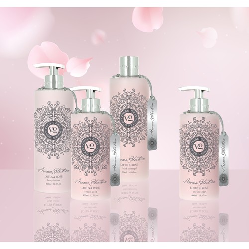 VIVIAN GRAY 2012 Aroma Selection Body Lotion "Lotus & Rose" (6er Pack) - Bild 3 von 3