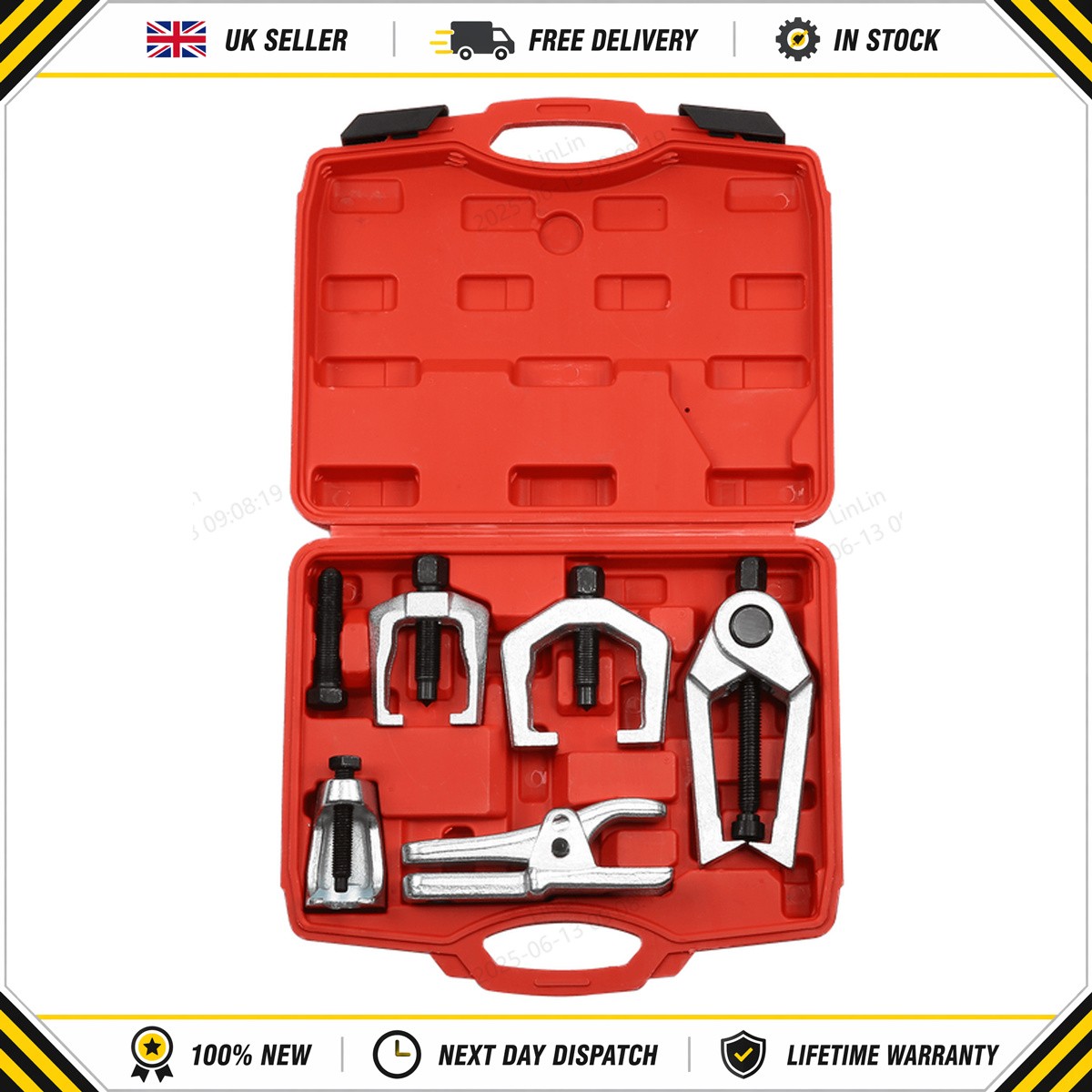 5Pcs Ball Joint Separator, Pitman Arm Puller, Tie Rod End Puller-Remover Tool UK - Image 10