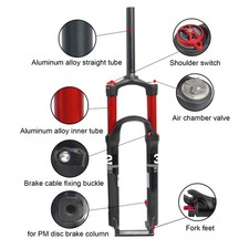 BOLANY Mountain Bike Forcella Anteriore Bicicletta Doppia Camera d'Aria Forcella Anteriore per 2 UO