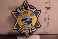 police patch   SLAINE COUNTY SHERIFF KANSAS