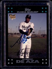 2007 Topps Rookie Card #623 Marlins Alejandro De Aza Auto/ Signed IP