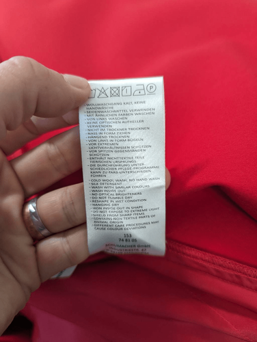 Dorothee Schumacher Fit & Flare Dress women's size 3 (medium, 6) red S/S - Picture 12 of 12