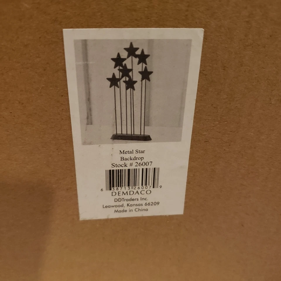 Willow Tree Manger Metal Star Backdrop  (Nativity Creche By Demdaco) - Image 2 of 3