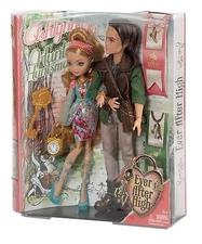 EVER AFTER HIGH ASHLYNN ELLA AND HUNTER HUNTSMAN DOLL SET 2-PACK