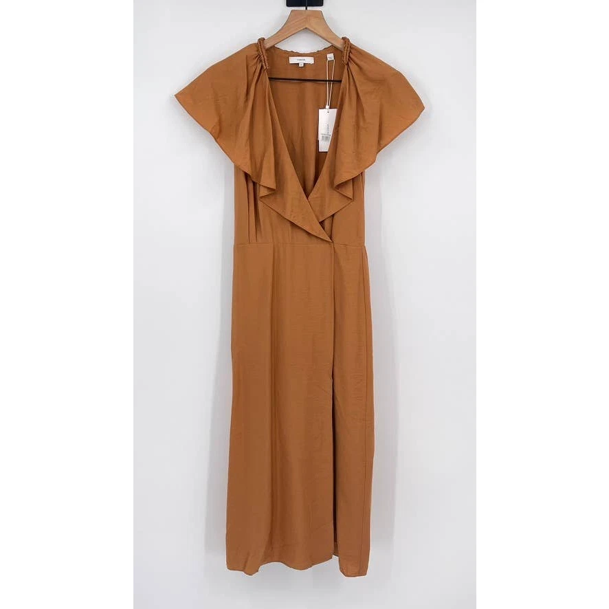 Vince wrap cheap front dress