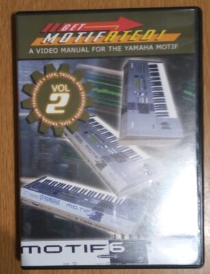 Yamaha Motif 6 Get Motifated Video Manual DVD Vol 2 Synthesizer