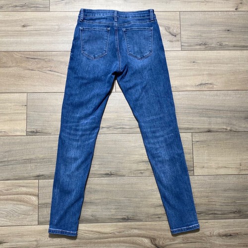 KanCan Damen Mid Rise Stretch Skinny Jeans Größe 5 Blau - Bild 10 von 12
