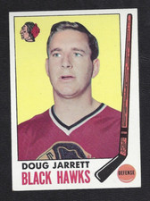 1969 Topps #67 Doug Jarrett Vintage Chicago Black Hawks NHL Hockey 1969-70