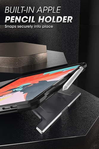 iPad Pro 11/12.9 Case 2020 UBRugged Hybrid Bumper Kickstand Pencil Slot - Picture 3 of 12