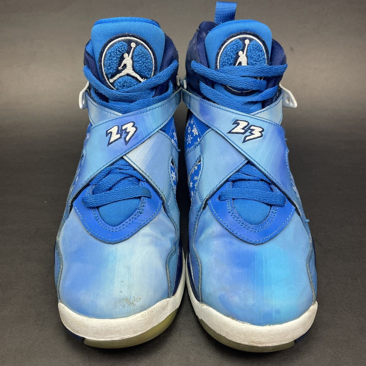 Nike Air Jordan 8 Retro Snowflake Size 6.5Y Cobalt Blaze Nike Air Jordan 8 Retro Snowflake Size 6.5Y Cobalt Blaze