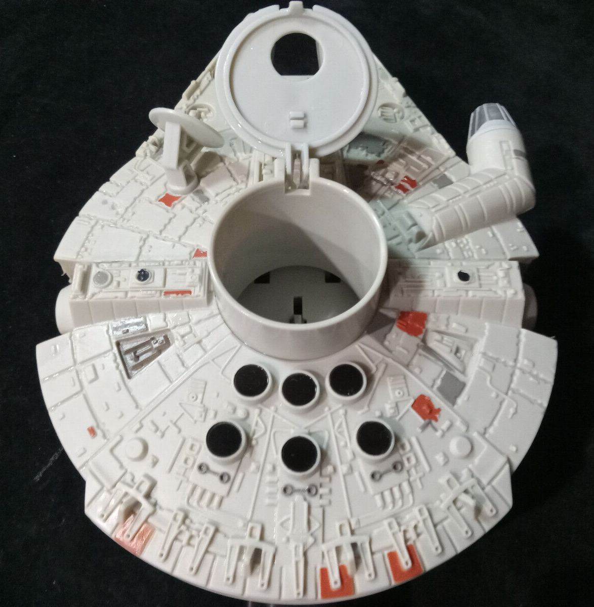 Star Wars Millennium Falcon Blaster Space Foam Disc Shooter 1996 Milton