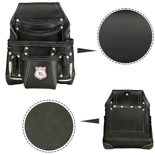 Rig Gears Leather tool belt pouch farming tool belt electrician tool pouch - Picture 7 of 8
