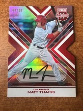 2016 Panini Elite Extra Edition #60 Matt Thaiss 8/10 Sp RC Rookie AUTO Die-Cut