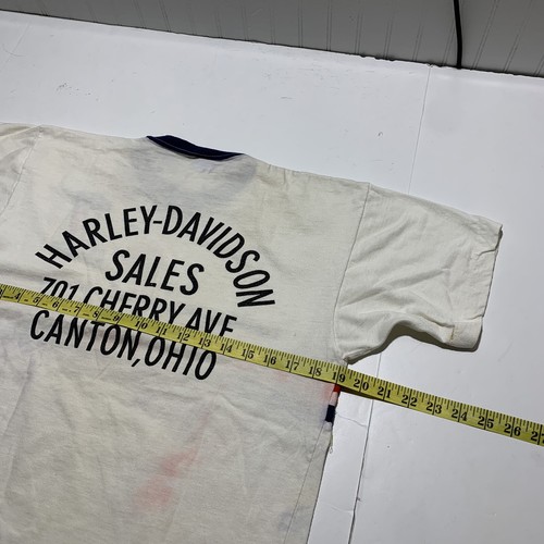 Camiseta Harley Davidson Campeón Años 70 Barra Azul Freedom Machine De Colección L EE. UU. #1 - Imagen 14 de 15