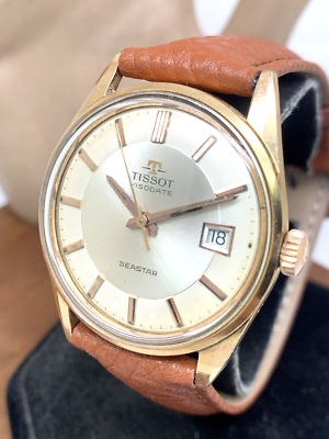 Tissot Visodate Seastar Men's Watch Swiss Manual Wind Vintage 35mm