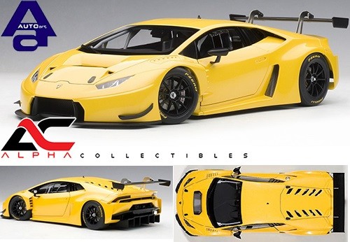 AUTOART 81528 1:18 LAMBORGHINI HURACAN GT3 (GIALLO INTO/PEARL