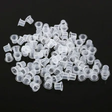 100/500 Pcs Ink Caps Plastic Cups Tattoo Supplies