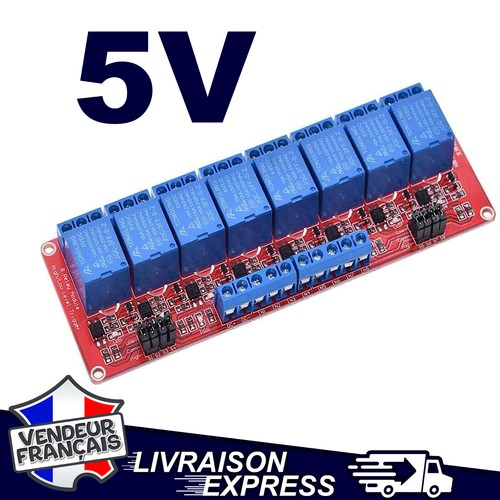 5V 12V 24V MODULE RELAY 1 2 4 6 8 CHANNEL HIGH + LOW TOP LOW ARDUINO RASPBERRY - Picture 14 of 16