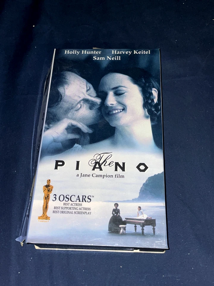 The Piano VHS, 1994 1993 tapes Holly Hunter, Harvey Keitel, Sam Neill Foto 3 de 4