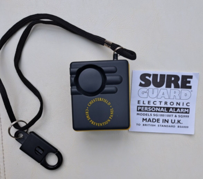 Sure Guard Electronic Personal Attack Alarm Model Sg100 for sale 