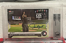 Joe West Signed 2021 Topps Now 5,376 Games Umpired Card Autograph BAS Slab HOF