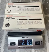 NEW LOT of 2 Genuine Ricoh Refill Staple Type K 3 Refills EA BOX 502R-AM Japan