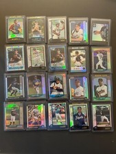 31 Bowman chrome, baseball refractor cards rookies