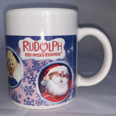 Rudolph The Red-Nosed Reindeer Coffee Tea Cocoa Mug Cup By Sherwood 2007