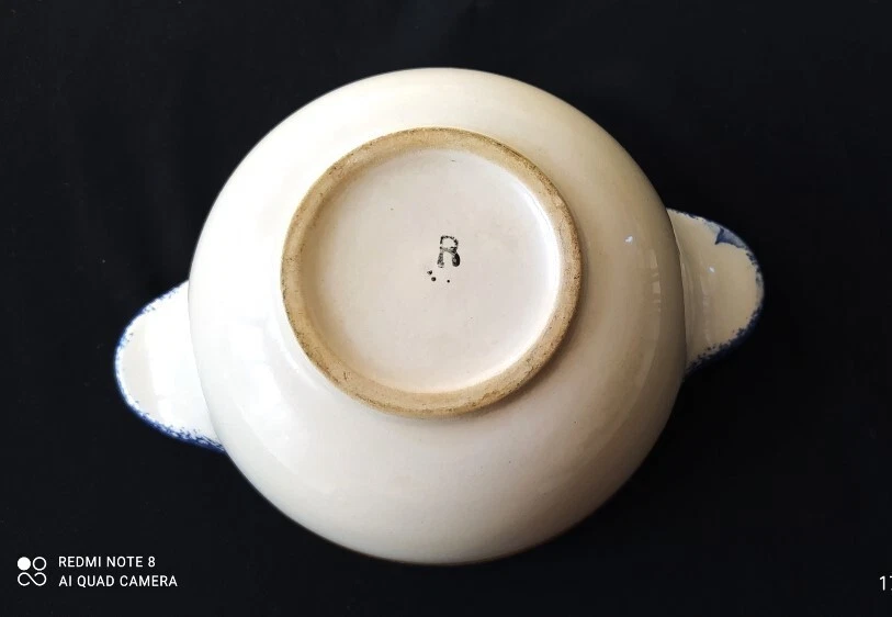 BOL EN PORCELAINE EN SOUVENIR DU PAQUEBOT "FRANCE" - Photo 3/4