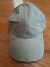 Khacki Stonewash Pony Tail Cap With Austrian Crystals  — photo 1