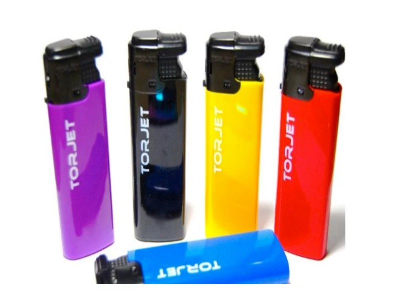 PROF 4 x TORJET WINDPROOF TURBO JET FLAME ELECTRONICLIGHTER REFILLABLE ASSORTED