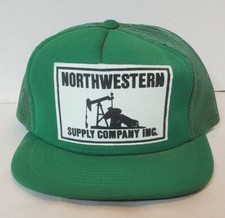 Northwestern Supply Co Company Oil Gas Snapback Hat logo patch trucker
