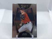 2022 Panini Select Baseball Shane Bieber Premier Level #147 Cleveland Guardians