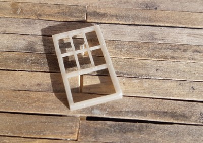 3D industrial window 40'' x 64'' - 7 pane in G/O/S/HO/N scale