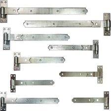 Garage Door & Gate Hinges Gudgeon Hook & Band Strap - UK Quality Price Per Hinge
