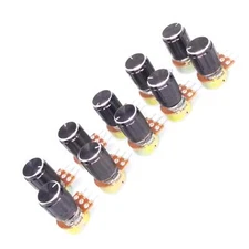 USStock 10Units 500K B500K OHM Linear Taper Rotary Potentiometer POT Black Knob