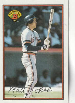 FREE SHIPPING-MINT-1989 Bowman Matt Nokes #101 TIGERS